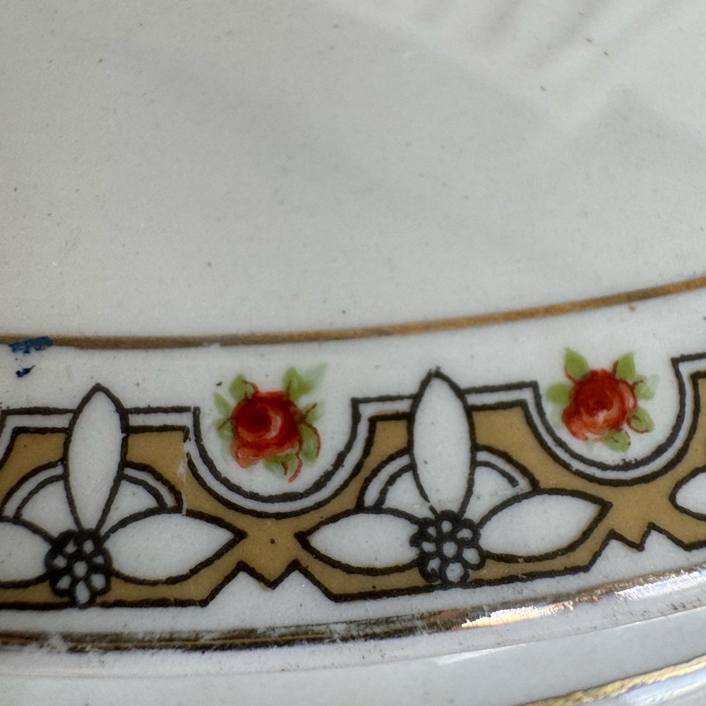Elegant Floral Serveware Plate
